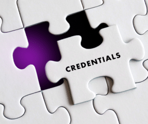 professional credentials